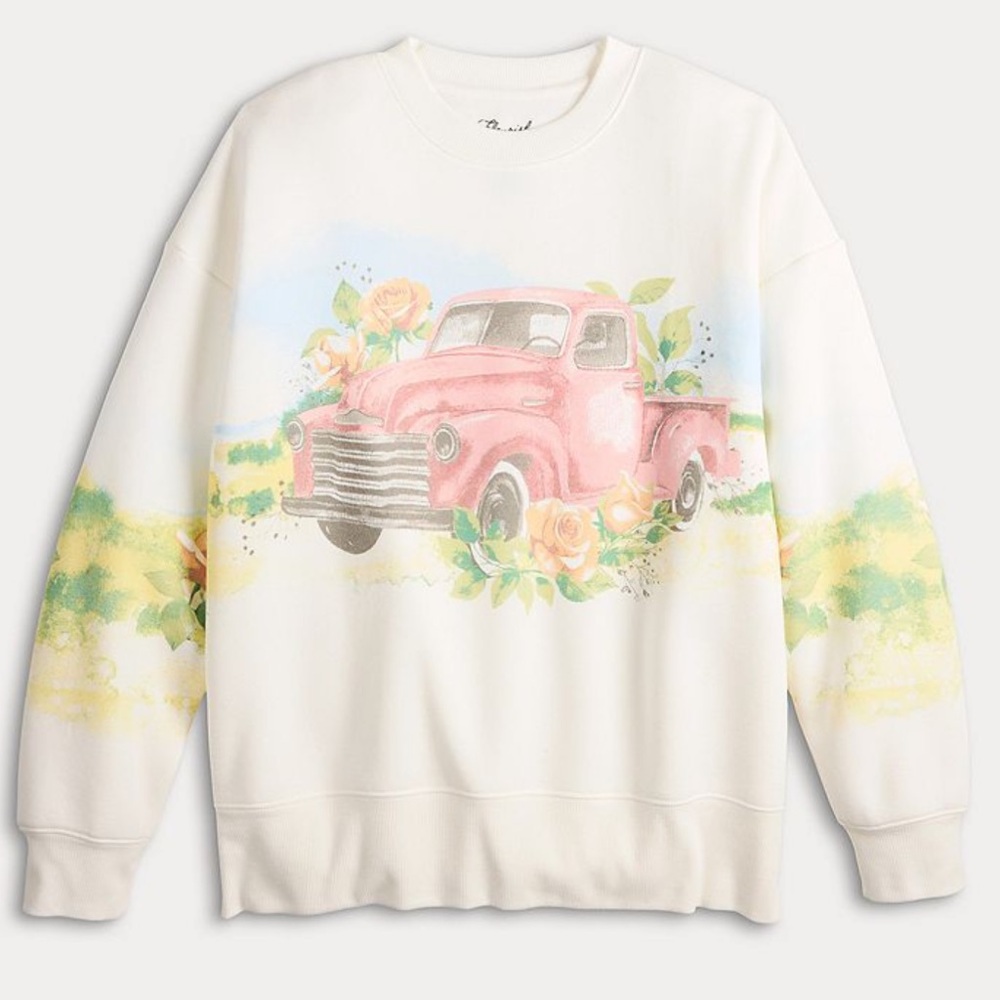 NWT Fleurish Truck Design Super Soft Oversized Fleece - Picture 4 of 5